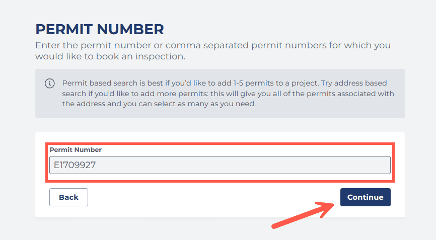 Enter Permit Number