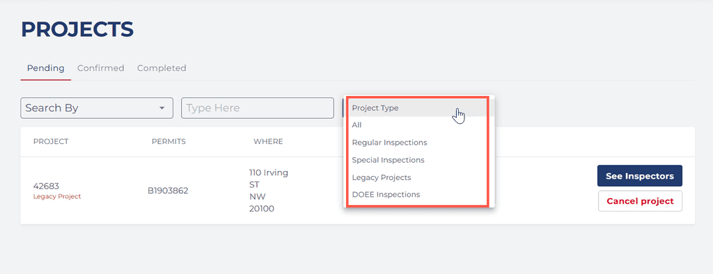 Project Types