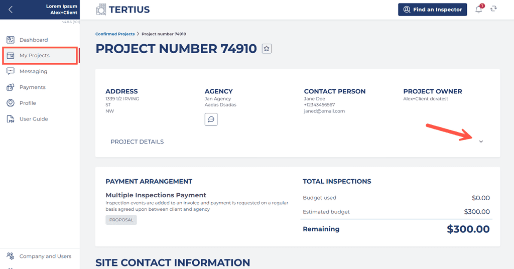 Expand Project Details