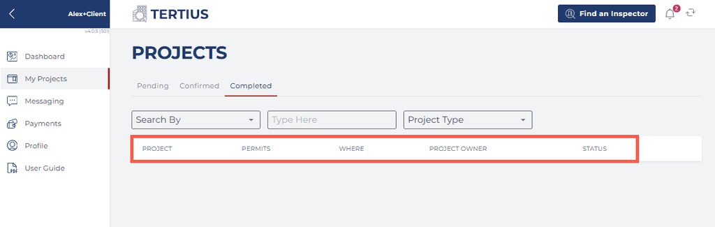 Completed Projects