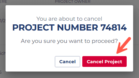 Cancel Pending Pop-Up