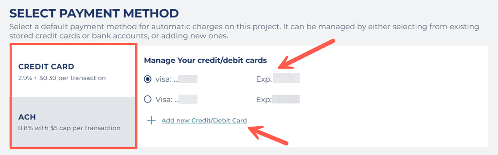 Select Payment Method