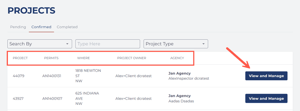 Project Details Confirmed