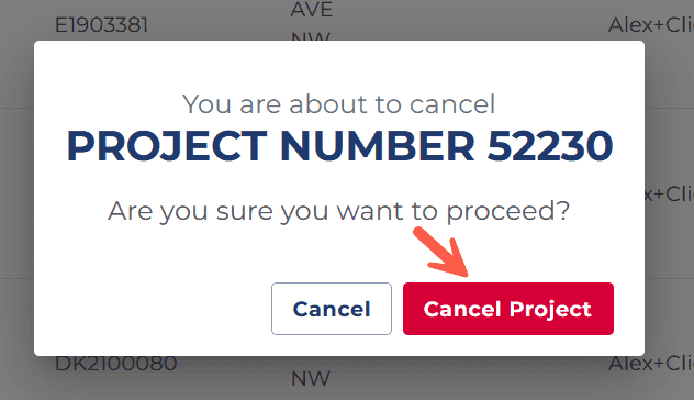 Cancel Pending Pop-Up